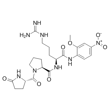 pGlu-Pro-Arg-MNA Chemische Struktur