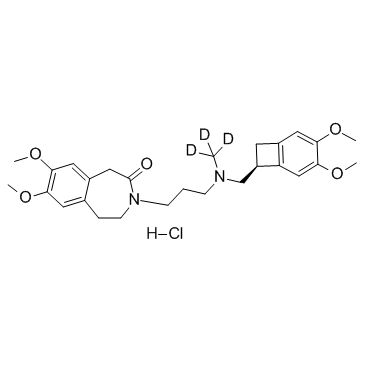 Ivabradine D3 Hydrochloride 化学構造