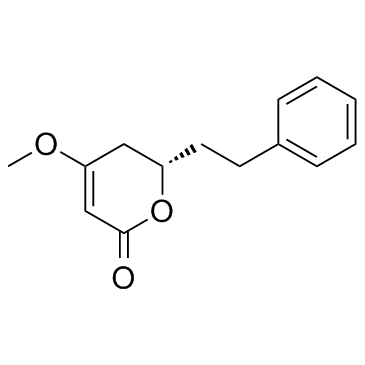 Dihydrokavain (7,8-Dihydrokawain) 化学構造