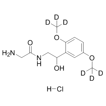 Midodrine D6 hydrochloride Chemische Struktur
