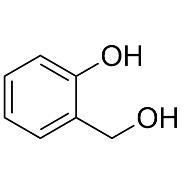 Salicyl alcohol (2-Hydroxybenzyl alcohol) 化学構造