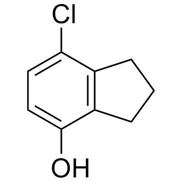 Chlorindanol (Clorindanol) 化学構造