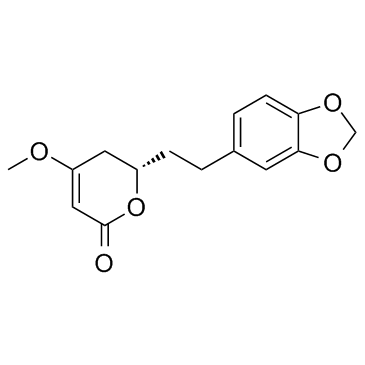 Dihydromethysticin ((+)-Dihydromethysticin)  Chemical Structure