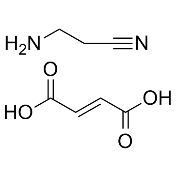 3-Aminopropionitrile fumarate 2:1 (Di-β-aminopropionitrile fumarate)  Chemical Structure