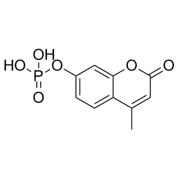 4-Methylumbelliferyl phosphate (4-MUP) Chemische Struktur