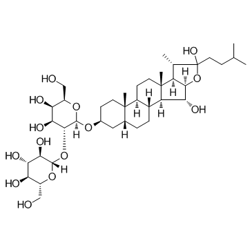 Anemarrhenasaponin I 化学構造