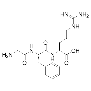 Gly-Phe-Arg Chemical Structure