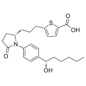 Aganepag (AGN 210937) 化学構造