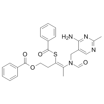 Dibenzoyl Thiamine (Bentiamine) 化学構造