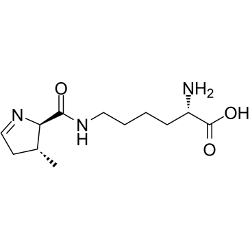 L-Pyrrolysine Chemische Struktur