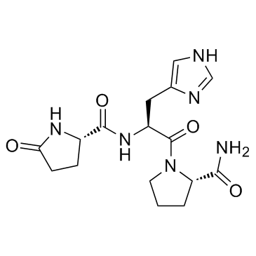 Protirelin (Synthetic thyrotropin-releasing factor) 化学構造