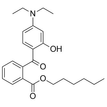 Diethylamino hydroxybenzoyl hexyl benzoate (DHHB) التركيب الكيميائي