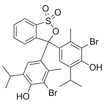 Bromothymol Blue 化学構造