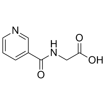 Nicotinuric acid Chemische Struktur