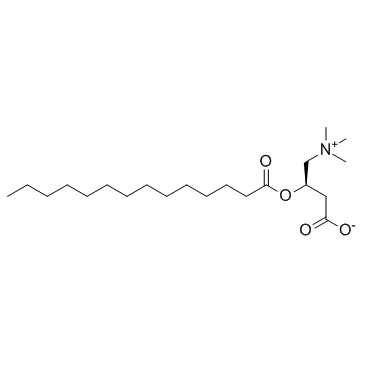 Tetradecanoylcarnitine 化学構造