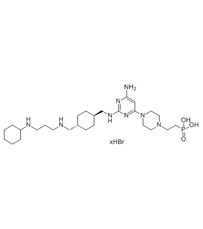 Burixafor hydrobromide (TG-0054 hydrobromide) Chemische Struktur