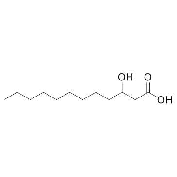 3-Hydroxydodecanoic acid التركيب الكيميائي