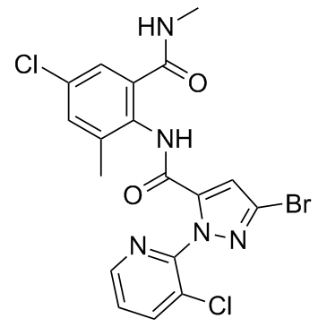 Chlorantraniliprole 化学構造
