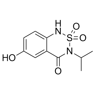 6-Hydroxybentazon (6-Hydroxybentazone) 化学構造