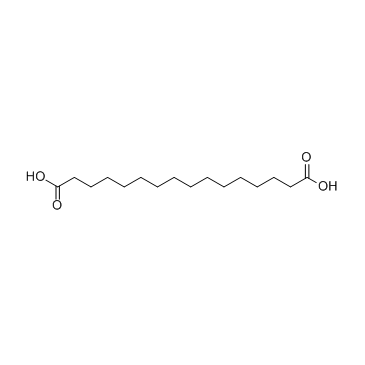 Hexadecanedioic acid 化学構造