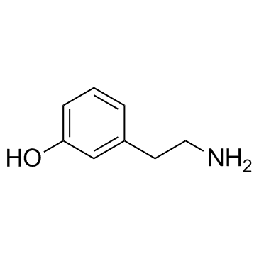 m-Tyramine 化学構造