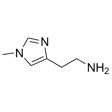 2-(1-Methyl-1H-imidazol-4-yl)ethan-1-amine 化学構造