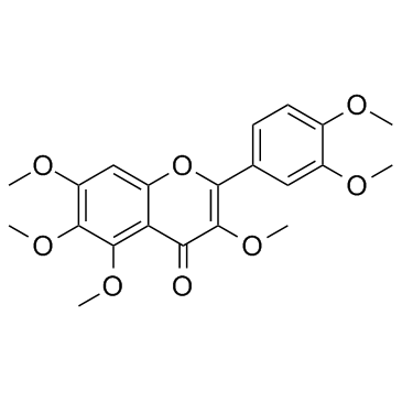Hexamethylquercetagetin (Hexa-O-methylquercetagetin) Chemical Structure