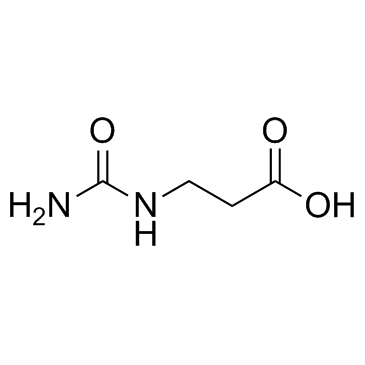 Ureidopropionic acid Chemische Struktur