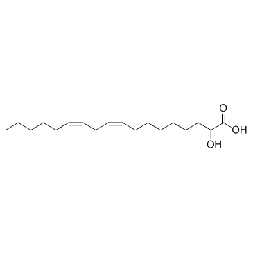 α-Hydroxylinoleic acid 化学構造