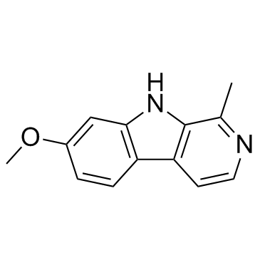 Harmine (Telepathine) 化学構造