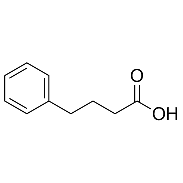 Benzenebutyric acid (4-Phenylbutyric acid) 化学構造