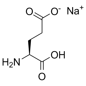 L-Glutamic acid monosodium salt (Monosodium glutamate)  Chemical Structure