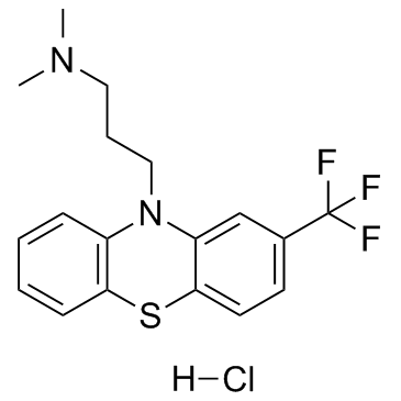 Triflupromazine hydrochloride  Chemical Structure