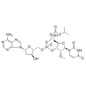 Inarigivir soproxil (SB9200) Chemische Struktur