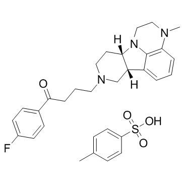 lumateperone Tosylate (ITI-007) 化学構造