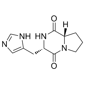 Cyclo(his-pro) (Cyclo(histidyl-proline))  Chemical Structure