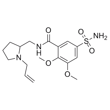 Veralipride ((±)-Veralipride) Chemische Struktur