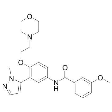 Temanogrel (APD791) 化学構造