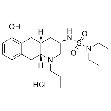 Quinagolide hydrochloride (CV205-502 hydrochloride) Chemische Struktur