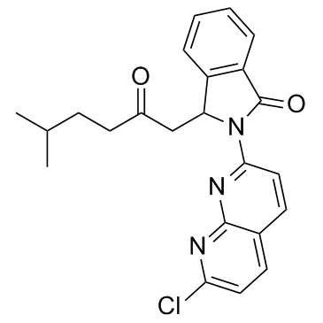 Pagoclone ((+)-RP-59037) 化学構造