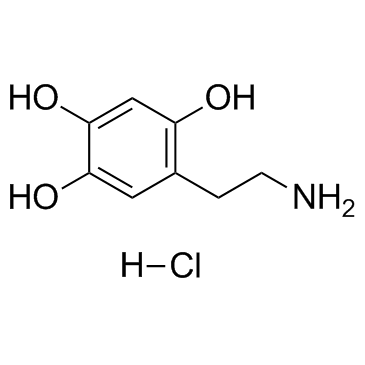 Oxidopamine hydrochloride (6-Hydroxydopamine hydrochloride) Chemical Structure