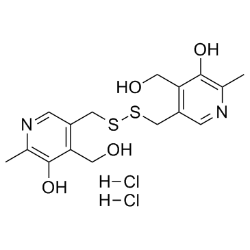 Pyrithioxin dihydrochloride (Pyritinol dihydrochloride) Chemical Structure
