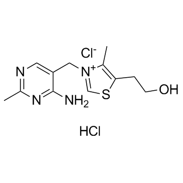 Thiamine hydrochloride (Vitamin B1 hydrochloride) Chemical Structure