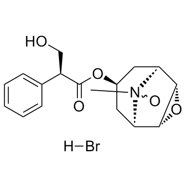 Scopolamine N-oxide hydrobromide (Hyoscine N-oxide hydrobromide)  Chemical Structure