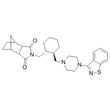 Lurasidone (SM-13496) 化学構造