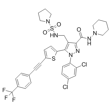 CB1-IN-1 التركيب الكيميائي