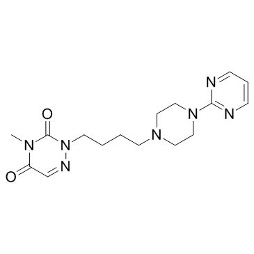 Eptapirone (F 11440) 化学構造