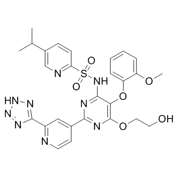 Tezosentan (RO 610612) التركيب الكيميائي