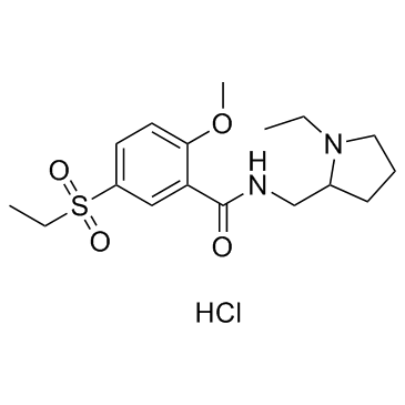 Sultopride hydrochloride (LIN-1418 hydrochloride) Chemical Structure