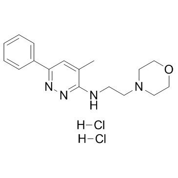 Minaprine dihydrochloride التركيب الكيميائي